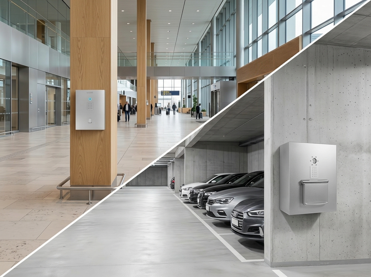 LivionKey product family — LivionKey30 indoor and outdoor automats