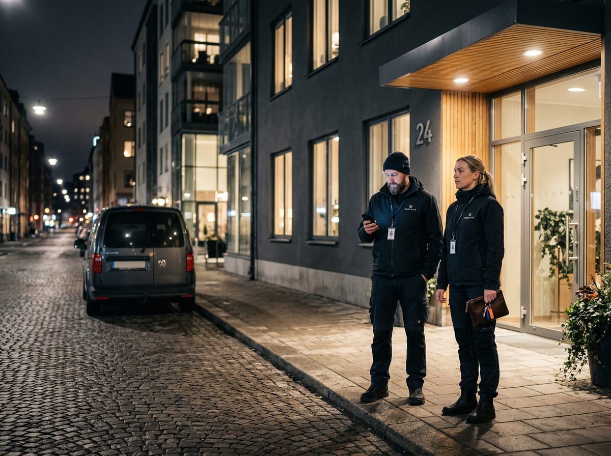 Host waiting late at night for delayed guests