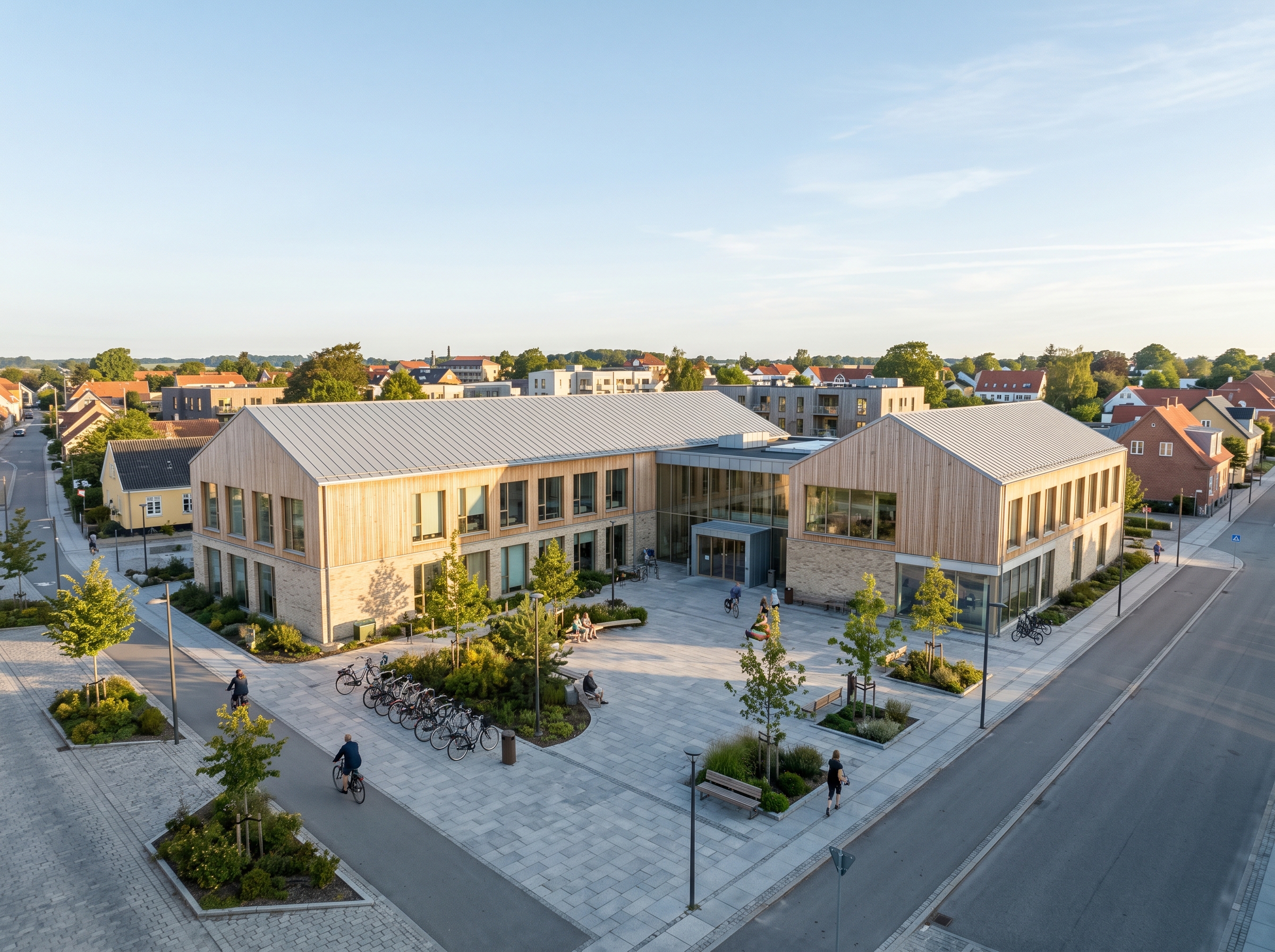 Une armoire LivionKey installée dans un bâtiment municipal moderne