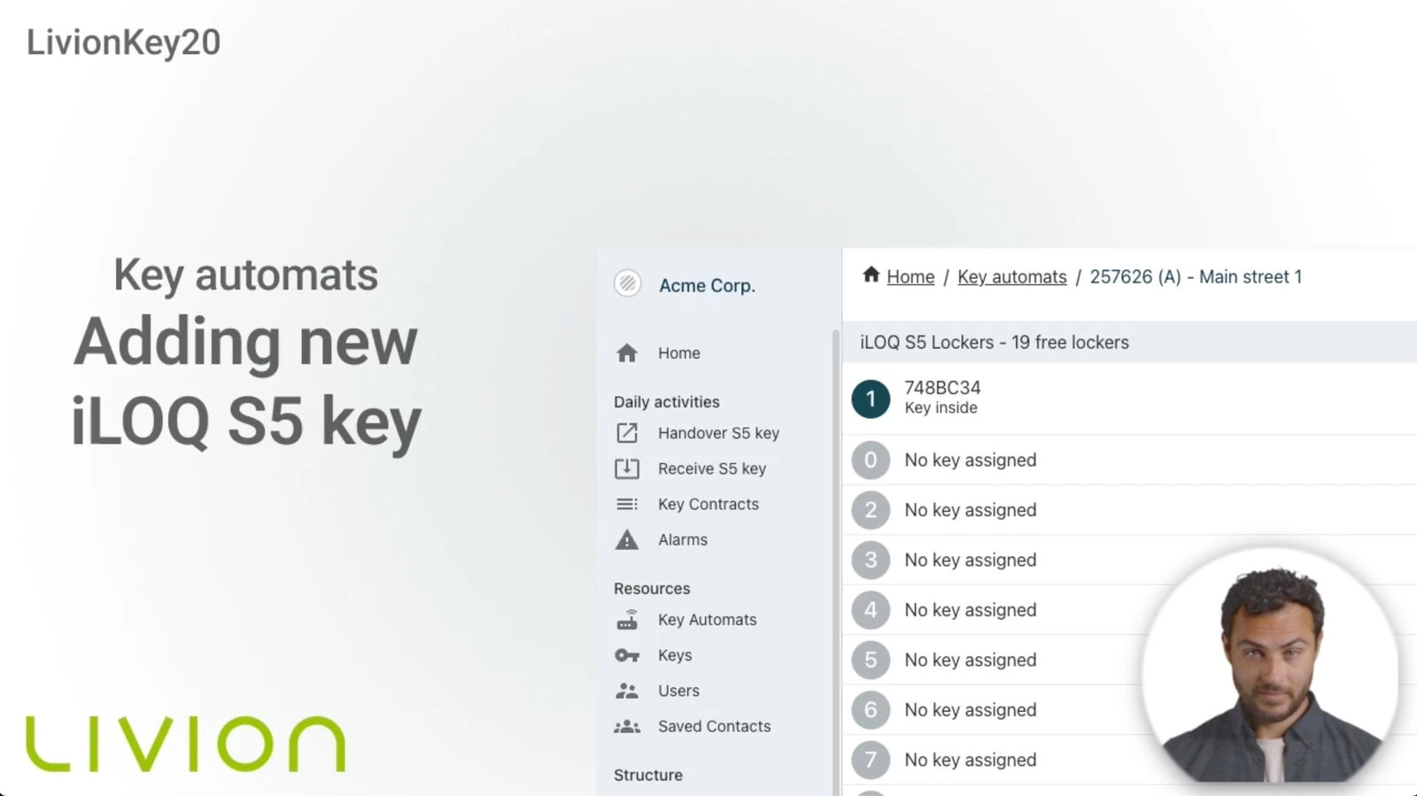 Add a new S5 key thumbnail